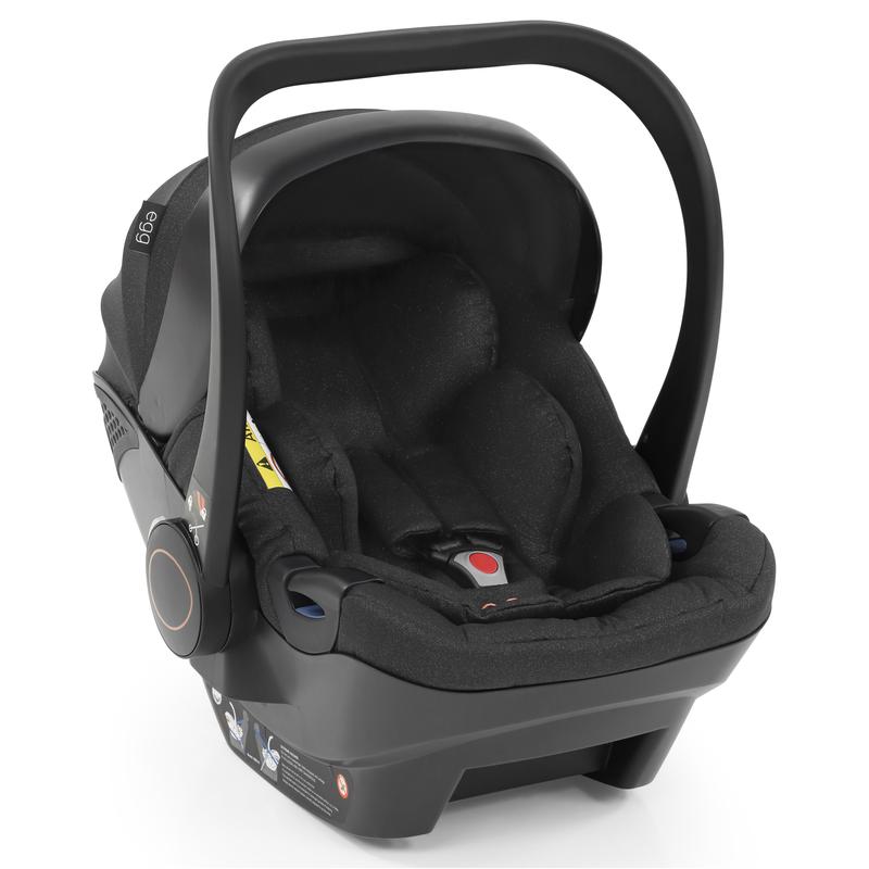 egg 2 Shell i Size Car Seat Diamond Black E2CSDB
